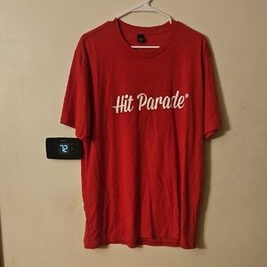 District Red 'Hit Parade' Short Sleeve Men's Tee